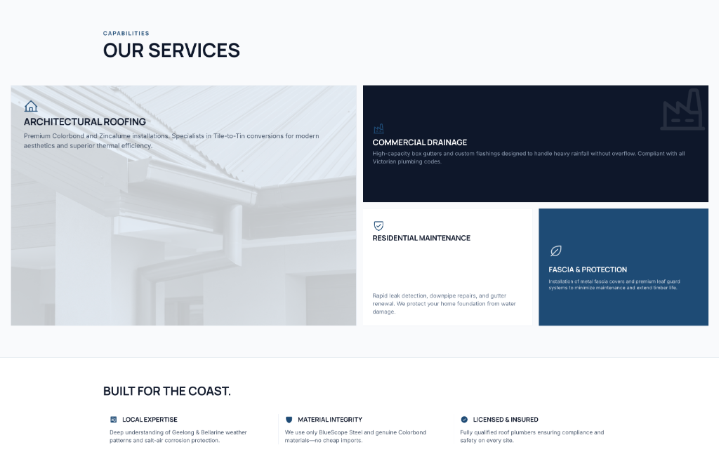 FNS Roof Plumbing Project